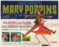 7j478 MARY POPPINS TC R73 Julie Andrews & Dick Van Dyke in Walt Disney's musical classic!