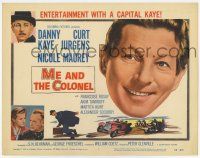 7j479 ME & THE COLONEL TC '58 Danny Kaye in a dual role, Curt Jurgens, Nicole Maurey