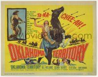 7j552 OKLAHOMA TERRITORY TC '60 only cowboy Bill Williams could silence the Cherokee vengeance cry!
