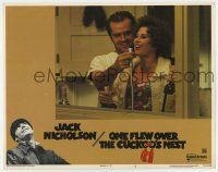 7j560 ONE FLEW OVER THE CUCKOO'S NEST LC #2 '75 Jack Nicholson & Candy at Nurse Ratched's station!