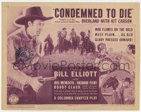 7j582 OVERLAND WITH KIT CARSON chapter 2 TC '39 Wild Bill Elliot, war flames on the Wild West plain!