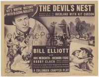 7j588 OVERLAND WITH KIT CARSON chapter 8 TC '39 Wild Bill Elliot, The Devil's Nest!