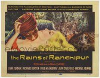 7j650 RAINS OF RANCHIPUR TC '55 Lana Turner, Richard Burton, rains couldn't wash their sin away!