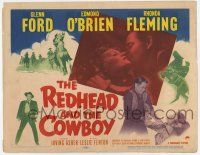 7j675 REDHEAD & THE COWBOY TC '51 Glenn Ford, sexy Rhonda Fleming, Edmond O'Brien!