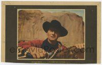 7j726 SEARCHERS LC #4 '56 John Ford, best close up of John Wayne with hands on horse!