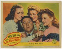 7j742 SOMETHING TO SHOUT ABOUT LC '43 confused Jack Oakie loved by Wright, Borg & Blair!