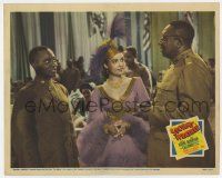 7j748 STORMY WEATHER LC '43 young Lena Horne between Bill 'Bojangles' Robinson & Ernest Whitman