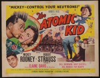 7k440 ATOMIC KID style B 1/2sh '55 art of nuclear Mickey Rooney, an explosion of laffs!