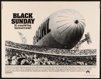 7k451 BLACK SUNDAY 1/2sh '77 Frankenheimer, Goodyear Blimp zeppelin disaster at the Super Bowl!