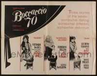 7k457 BOCCACCIO '70 1/2sh '62 sexy Loren, Ekberg & Schneider, plus Fellini, De Sica & Visconti!