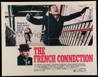 7k521 FRENCH CONNECTION 1/2sh '71 Gene Hackman in movie chase climax, directed by William Friedkin
