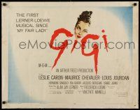 7k534 GIGI style A 1/2sh '58 art of winking Leslie Caron, Best Director & Best Picture winner!