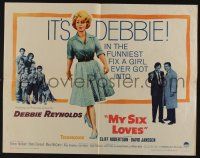 7k675 MY SIX LOVES 1/2sh '62 Debbie Reynolds in the funniest fix a girl ever got into!