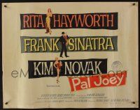 7k697 PAL JOEY style A 1/2sh '57 art of Frank Sinatra with sexy Rita Hayworth & Kim Novak!