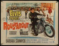 7k740 ROUSTABOUT 1/2sh '64 roving, restless, reckless Elvis Presley on motorcycle!