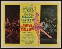7k741 ROYAL BALLET 1/2sh '60 artwork of incomparable ballerina Margot Fonteyn!