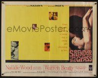 7k769 SPLENDOR IN THE GRASS 1/2sh '61 Natalie Wood kissing Warren Beatty, directed by Elia Kazan!