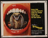 7k773 SSSSSSS 1/2sh '73 Dirk Benedict, Heather Menzies, image of cobra snake in screaming mouth!