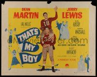 7k802 THAT'S MY BOY style B 1/2sh '51 college students Dean Martin & Jerry Lewis!
