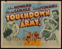 7k821 TOUCHDOWN ARMY Other Company 1/2sh '38 West Point football, John Howard & Mary Carlisle!