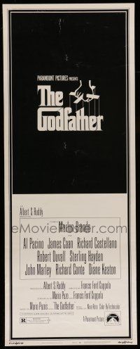 7k128 GODFATHER insert '72 Marlon Brando, Al Pacino, Francis Ford Coppola crime classic!