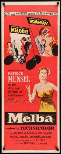 7k229 MELBA insert '53 Patrice Munsel, in most magnificent musical spectacle of them all!