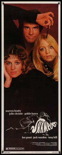 7k329 SHAMPOO insert '75 best close up of Warren Beatty, Julie Christie & Goldie Hawn!