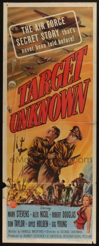 7k379 TARGET UNKNOWN insert '51 never before told United States Air Force secret story!