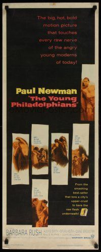 7k425 YOUNG PHILADELPHIANS insert '59 rich lawyer Paul Newman defends friend from murder charges!