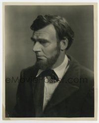 7m109 ABRAHAM LINCOLN 8x10 still '30 Walter Huston in the most life-like likeness ever by Bulloch!