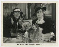 7m130 ANN VICKERS 8x10.25 still '33 close up of worried Irene Dunne & Edna May Oliver at table!