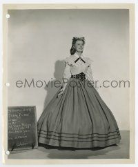 7m132 ANNA & THE KING OF SIAM wardrobe test 8.25x10 still '46 Irene Dunne in school teacher costume!