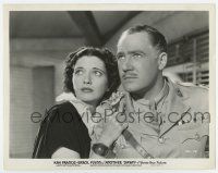 7m135 ANOTHER DAWN 8x10.25 still '37 close up of Kay Francis & Ian Hunter looking worried!