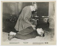 7m175 BODY SNATCHER 8.25x10 still R52 Boris Karloff has Bela Lugosi pinned to the ground!