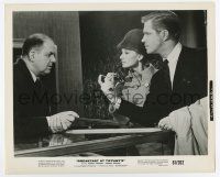 7m185 BREAKFAST AT TIFFANY'S 8.25x10 still '61 Audrey Hepburn & George Peppard w/salesman McGiver!