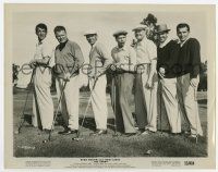 7m205 CADDY 8x10 still '53 Dean Martin & Jerry Lewis w/ Ben Hogan, Sammy Sneed & other golf champs!