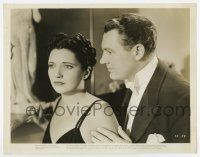 7m248 COMET OVER BROADWAY 8x10.25 still '38 Ian Hunter behind concerned beautiful Kay Francis!