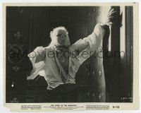 7m276 CURSE OF THE WEREWOLF 8x10 still '61 Hammer, Oliver Reed in full monster makeup in doorway!