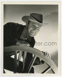 7m293 DESPERADOES deluxe 8x10 still '43 wonderful portrait of cowboy Randolph Scott by Hurrell!