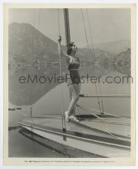 7m329 ELEANORE WHITNEY 8.25x10 still '36 the busiest young player at Paramount on sailboat!