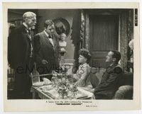 7m430 HANGOVER SQUARE 8.25x10 still '45 George Sanders watches Laird Cregar stare at Faye Marlowe!