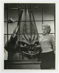 7m506 IT CONQUERED THE WORLD 8.25x10 still '56 wacky monster watches Beverly Garland at window!
