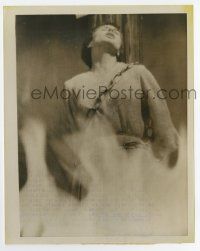 7m531 JOAN OF ARC ON THE PYRE 7.25x9 news photo '54 Ingrid Bergman burned at the stake, Rossellini