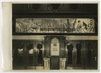 7m553 JUST IMAGINE candid 8x11 key book still '30 wonderful theater front image w/huge deco banner!