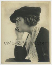 7m554 KATHERINE MACDONALD deluxe 8x10 still '20s profile portrait of pretty silent star by Witzel!