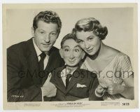 7m572 KNOCK ON WOOD 8x10 still '54 Danny Kaye, Mai Zetterling & creepy ventriloquist dummy!