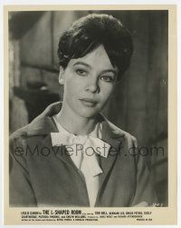 7m634 L-SHAPED ROOM 8x10.25 still '63 close up of sexy Leslie Caron, directed by Bryan Forbes!