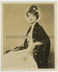 7m599 LAURA LA PLANTE deluxe 8x10 still '20s beautiful portrait in cool outfit w/rose by Freulich!