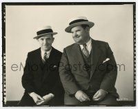 7m600 LAUREL & HARDY deluxe 8x10.25 still '30s super early portrait of the legendary comedy duo!