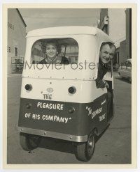 7m721 PLEASURE OF HIS COMPANY/COUNTERFEIT TRAITOR candid deluxe 8x10 still '62 Debbie Reynolds!